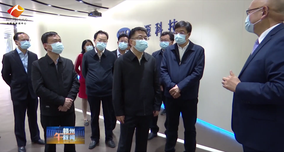 贛州市委副書記、市長(zhǎng)許南吉一行蒞臨我司考察調(diào)研
